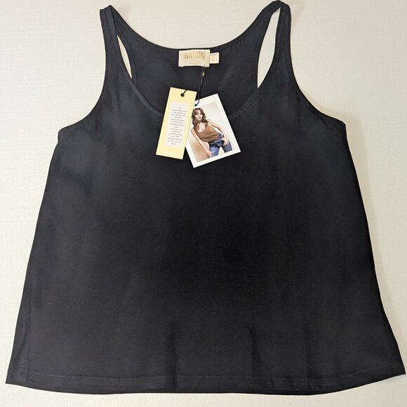 NWT Nation Size Small Black Cupro Tank/Tunic - Picture 10 of 12